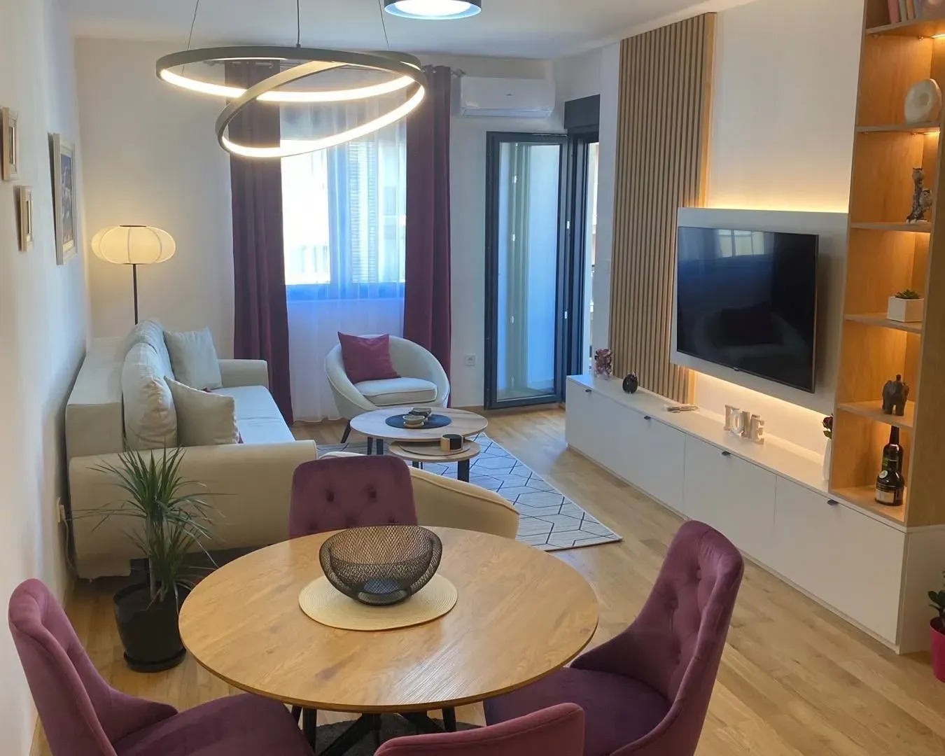 Rent, one bedroom apartment, 48m², City Kvart, Podgorica