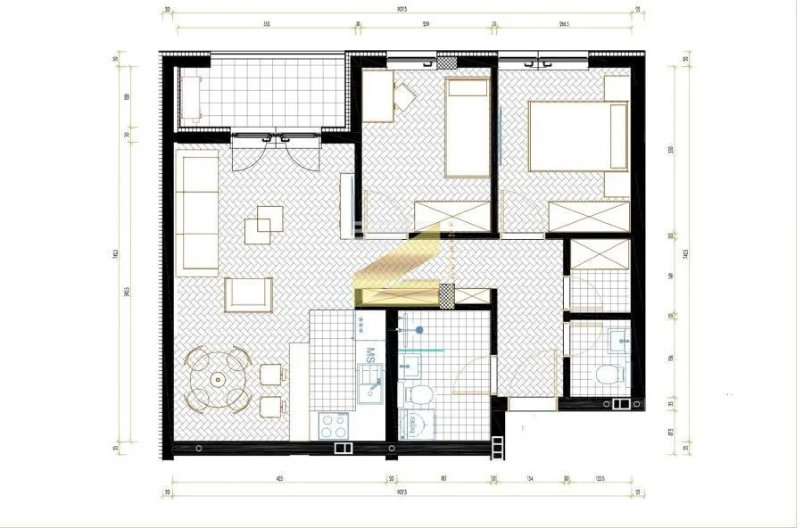 Prodaja, dvosoban stan, 59m², Sremska Kamenica, Petrovaradin