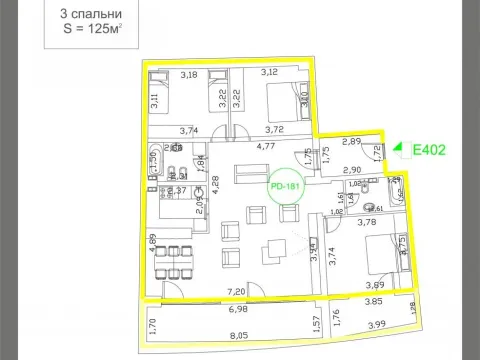 Sale, three bedroom apartment, 125m², Budva, Crna Gora - image 4