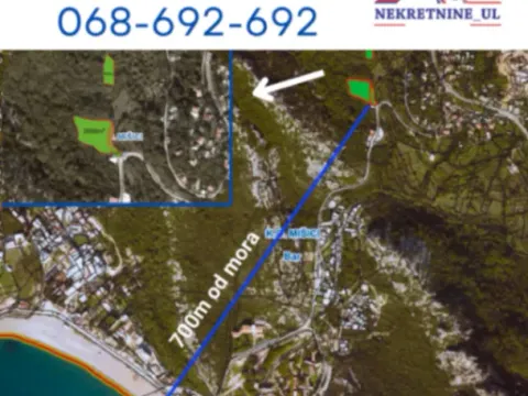 Prodaja, plac, 3743m², Mišići, Bar