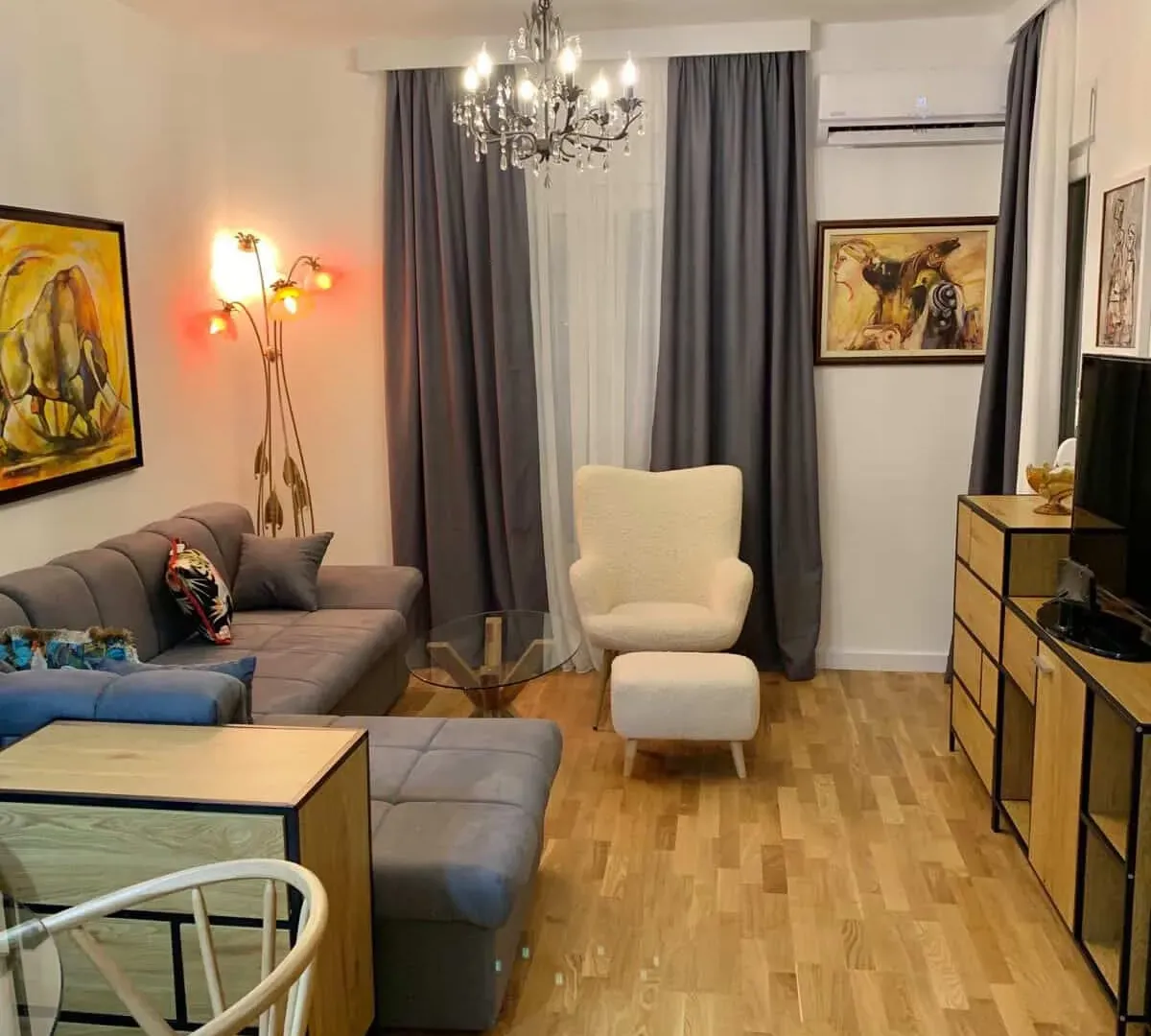 Rent, one bedroom apartment, 47m², Zabjelo, Podgorica