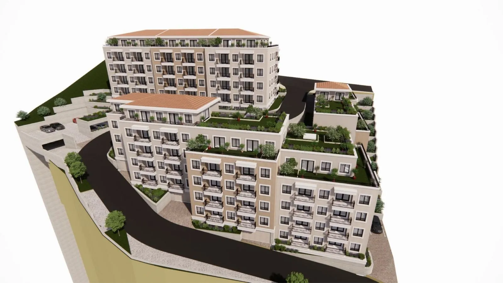 Prodaja, jednosoban stan, 46m², Babin Do, Budva