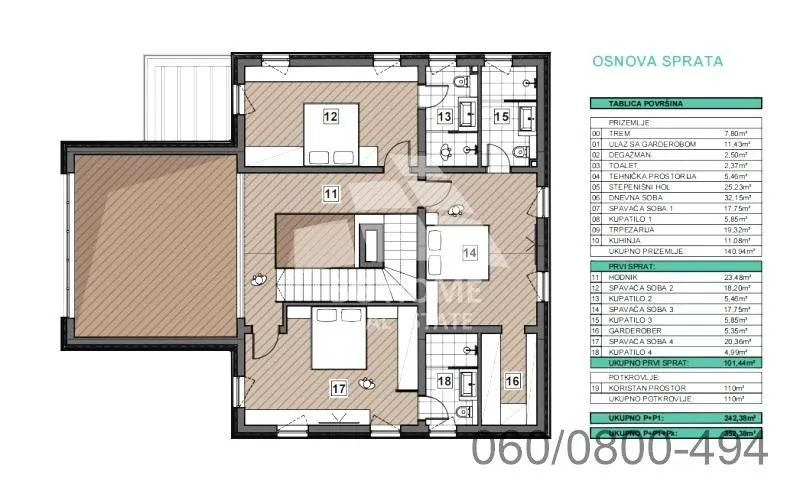 Sale, house, 352m², Vrčin, Grocka