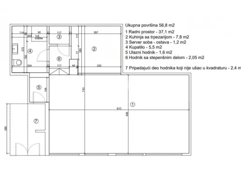 Prodaja, poslovni prostor, 56m², Novi Beograd Sve Podlokacije, Beograd - image 7
