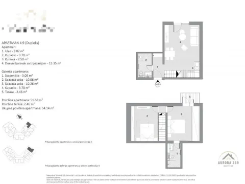 Sale, two bedroom apartment, 54m², Divčibare, Valjevo - image 10