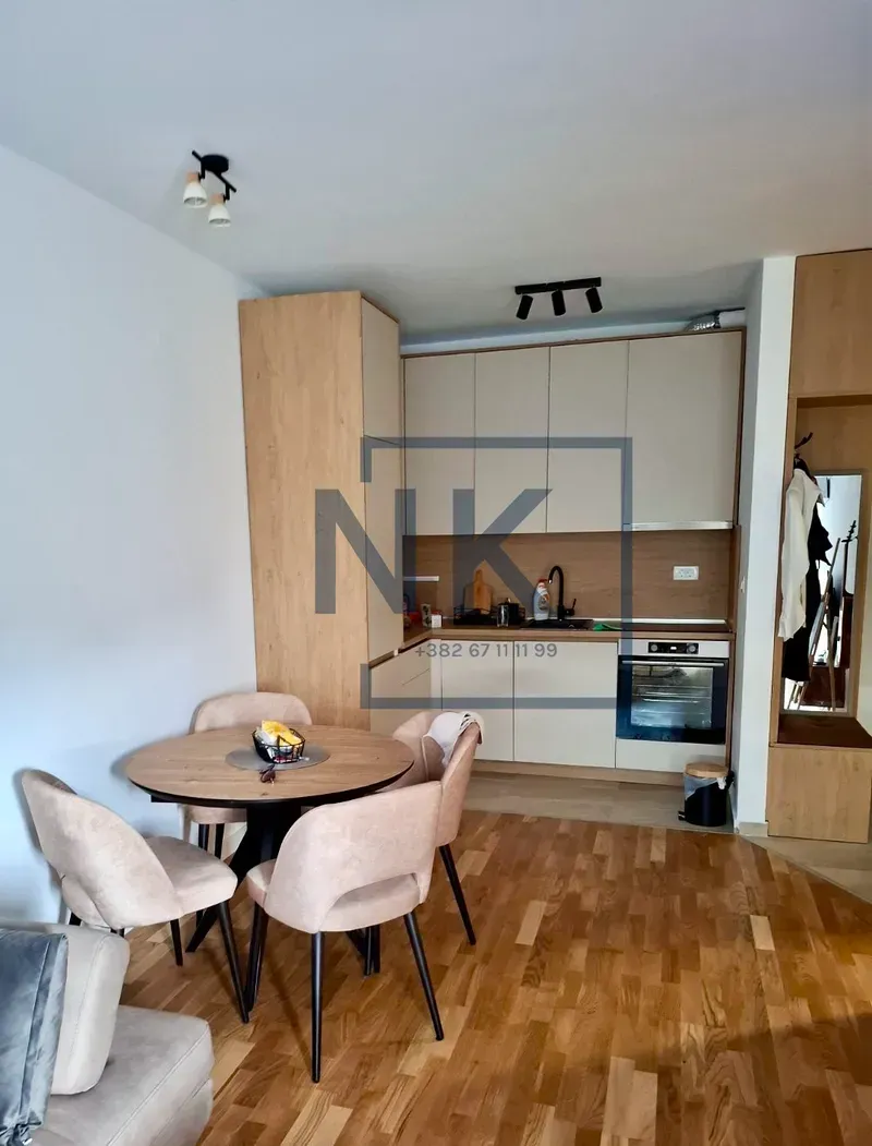 Izdavanje, jednosoban stan, 43m², Zabjelo, Podgorica