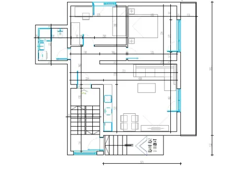 Sale, two bedroom apartment, 68m², Palilula, Niš