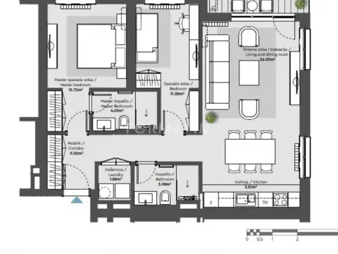 Prodaja, trosoban stan, 79m², Savski Venac, Beograd - image 9