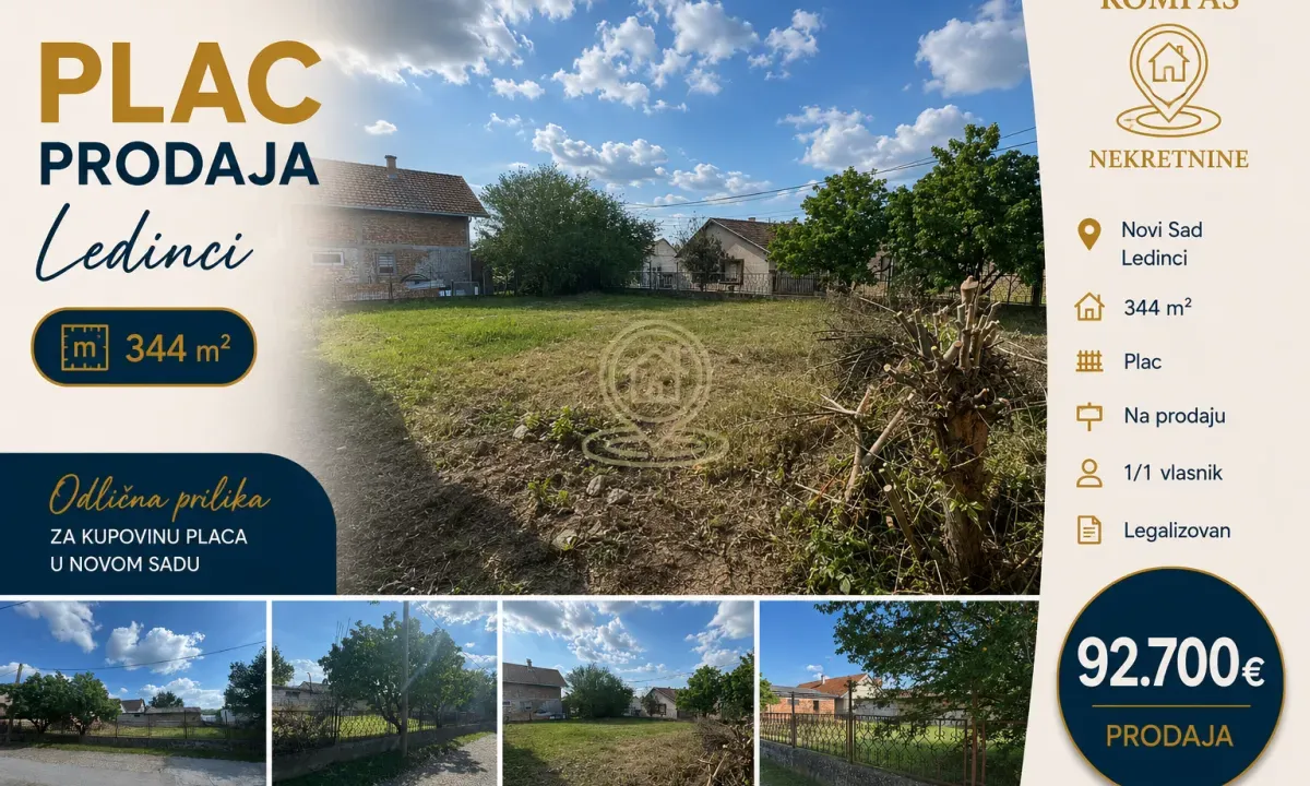 Prodaja, plac, 34400m², Ledinci, Petrovaradin