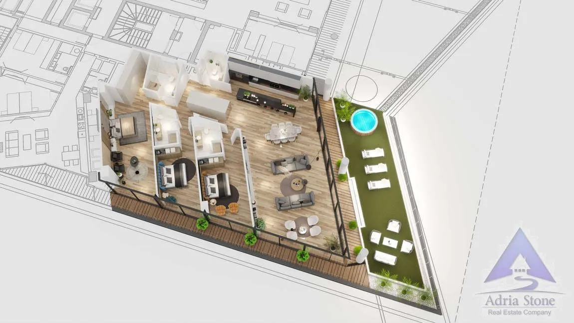 Sale, apartment, 30m², Rafailovići, Budva
