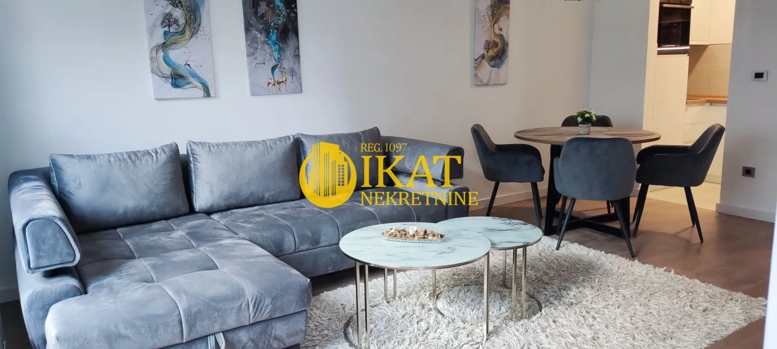 Rent, two bedroom apartment, 46m², Novi Beograd Blok 65, Novi Beograd Sve Podlokacije