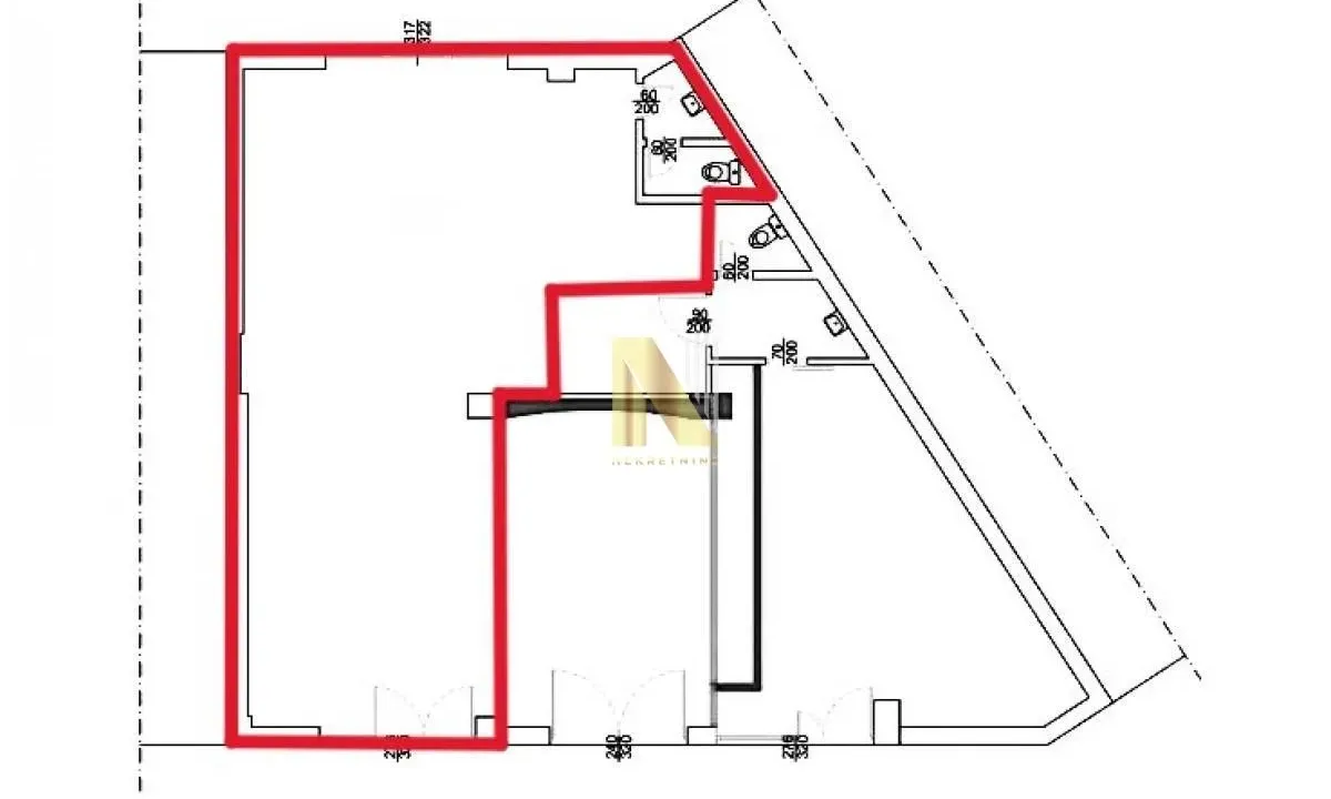 Izdavanje, poslovni prostor, 70m², Bulevar patrijarha Pavla, Novi Sad Sve Podlokacije