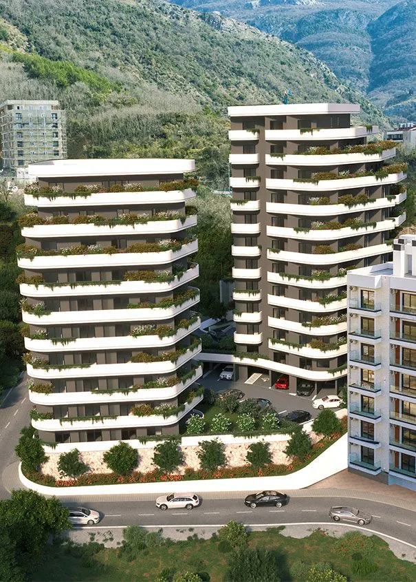 Sale, one bedroom apartment, 46m², Bečići, Budva