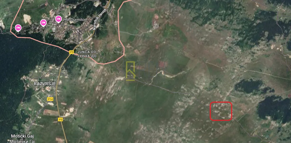 Sale, land lot, 515m², Borje, Žabljak