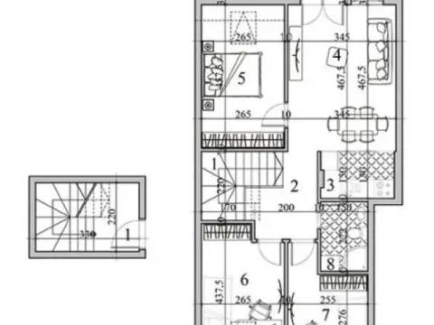 Sale, four bedroom apartment, 87m², Sajmište, Novi Sad