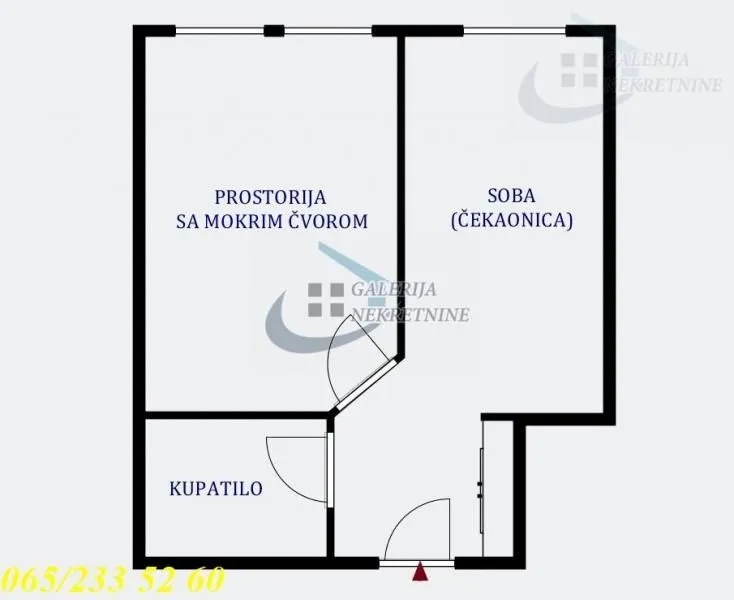 Izdavanje, jednosoban stan, 24m², Miljakovac, Rakovica