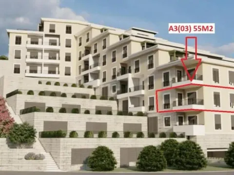 Prodaja, dvosoban stan, 56m², Budva, Crna Gora