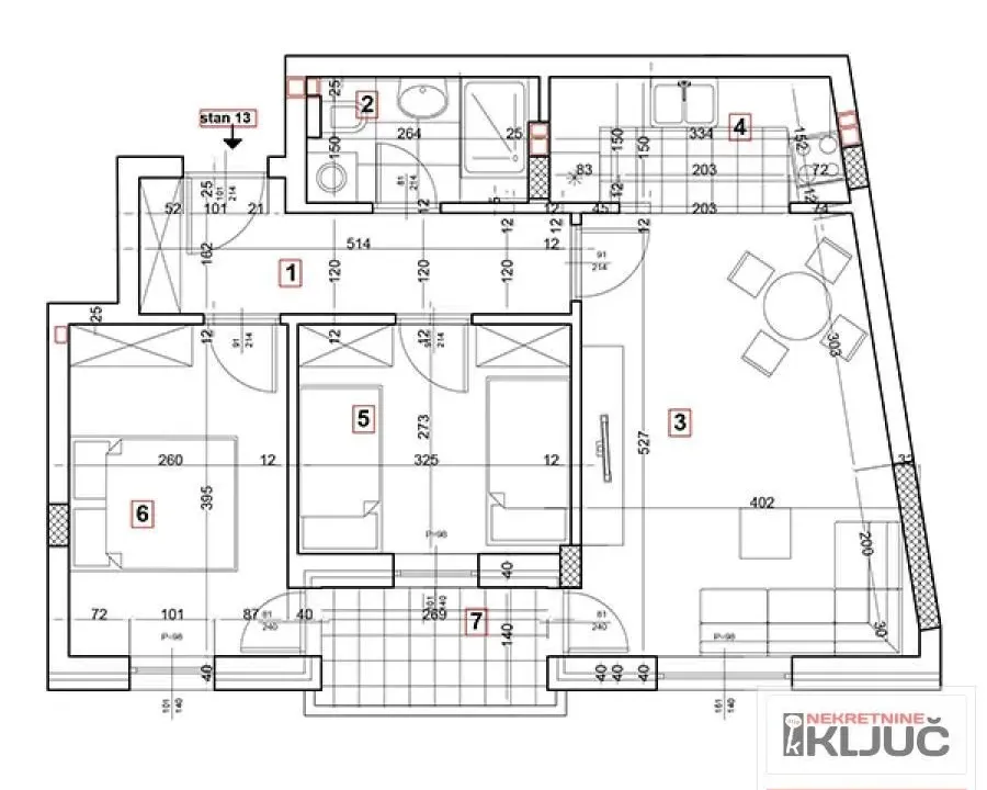 Prodaja, trosoban stan, 57m², Podbara, Novi Sad Sve Podlokacije