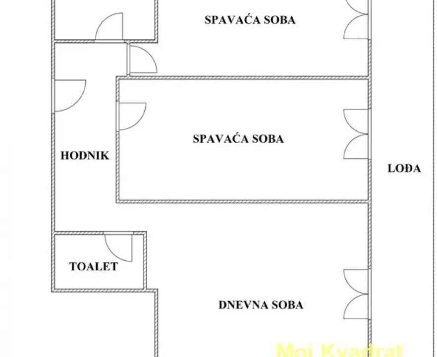 Prodaja, trosoban stan, 65m², Hadzipopovac, Palilula Sve Podlokacije