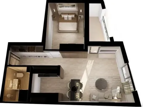 Sale, one bedroom apartment, 48m², Medijana, Niš - image 4