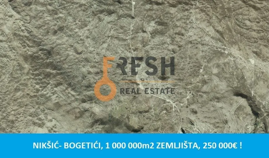 Prodaja, plac, 1000000m², Nikšić, Crna Gora