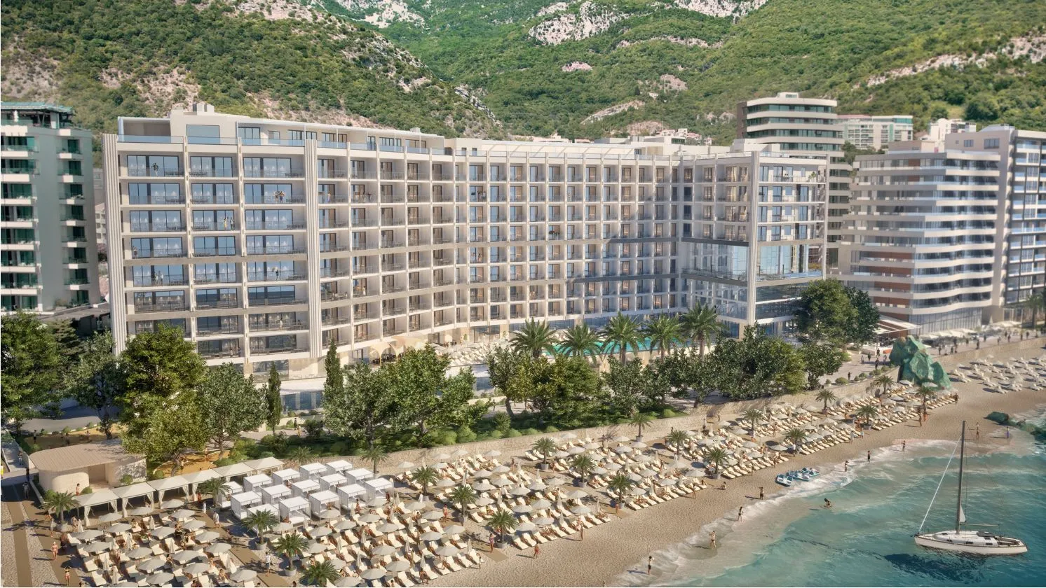 Sale, two bedroom apartment, 113m², Bečići, Budva