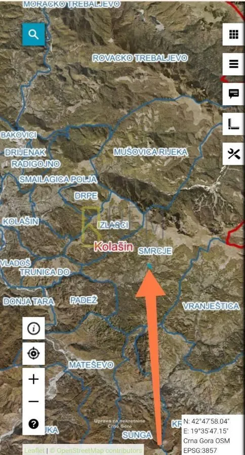 Sale, land lot, 15813m², Smrčje, Kolašin