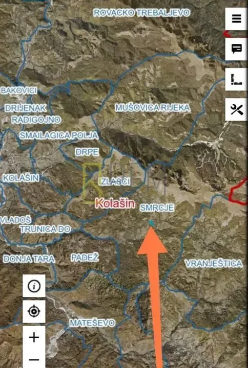 Sale, land lot, 15813m², Smrčje, Kolašin