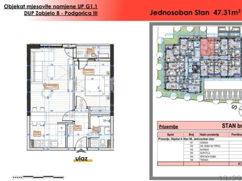 Sale, one bedroom apartment, 49m², Zabjelo, Podgorica - image 11