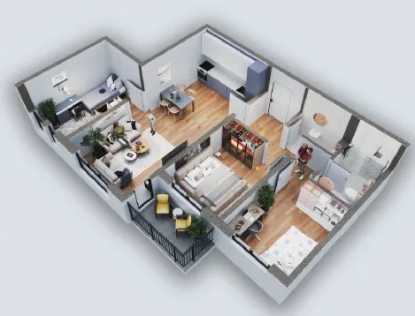 Sale, three bedroom apartment, 76m², Pantelej, Niš - image 4