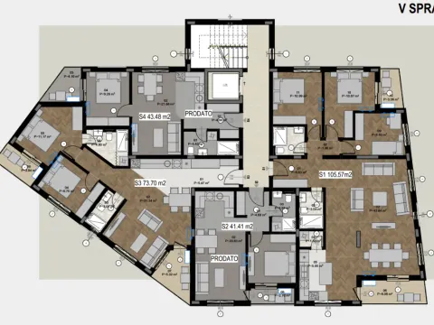 Sale, two bedroom apartment, 74m², Bar, Crna Gora - image 8