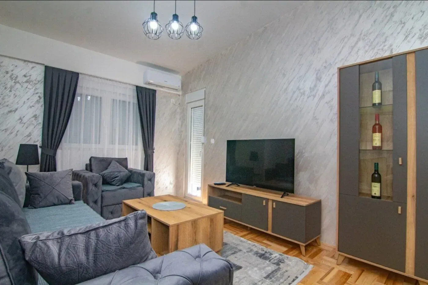 Rent, one bedroom apartment, 44m², Tuški Put, Podgorica