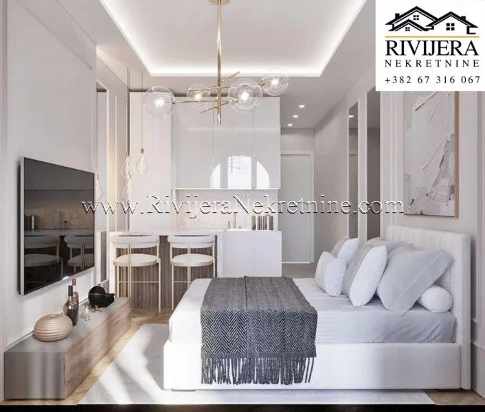 Prodaja, dvosoban stan, 67m², Prčanj, Kotor