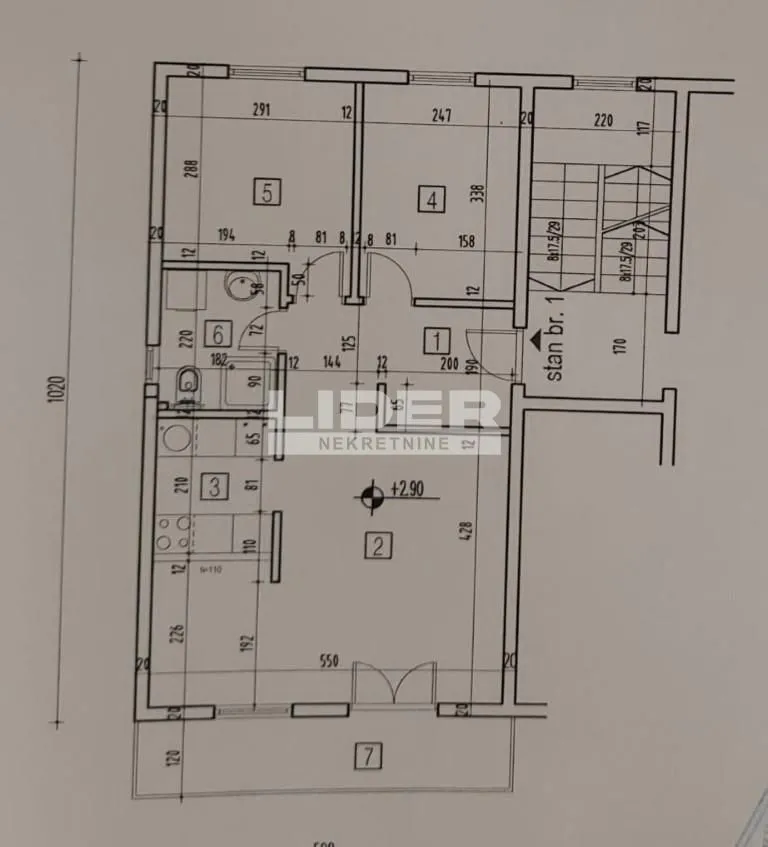Prodaja, trosoban stan, 59m², Kumodraž 1, Kumodraž Sve Podlokacije
