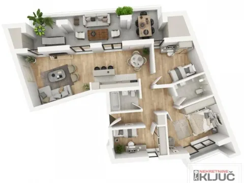 Prodaja, četvorosoban stan, 128m², Podbara, Novi Sad Sve Podlokacije