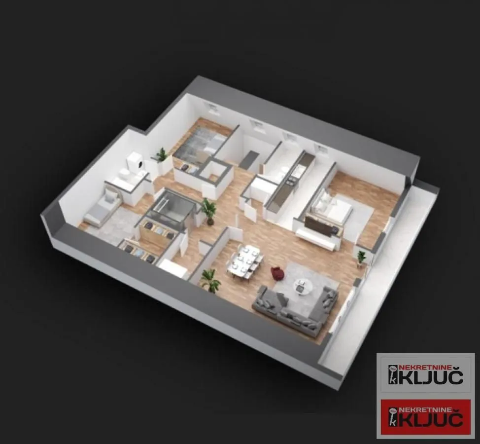 Prodaja, četvorosoban stan, 124m², Novo naselje, Novi Sad