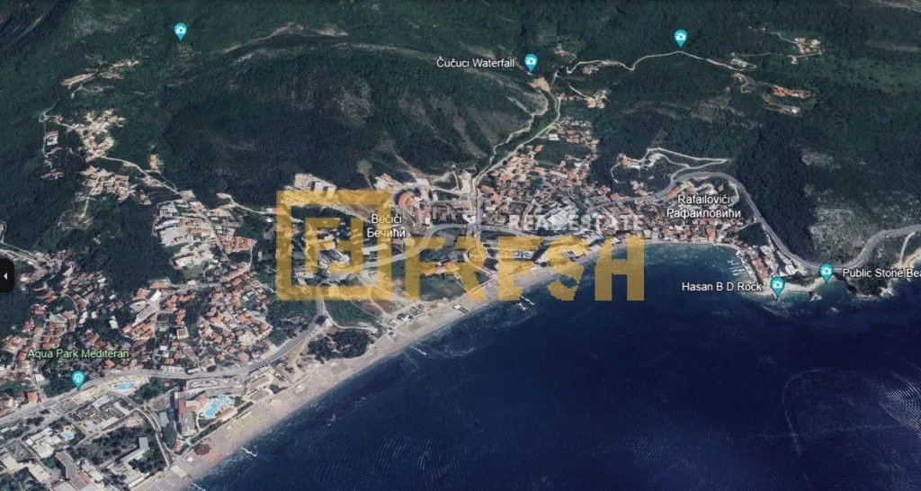 Prodaja, plac, 1000m², Bečići, Budva
