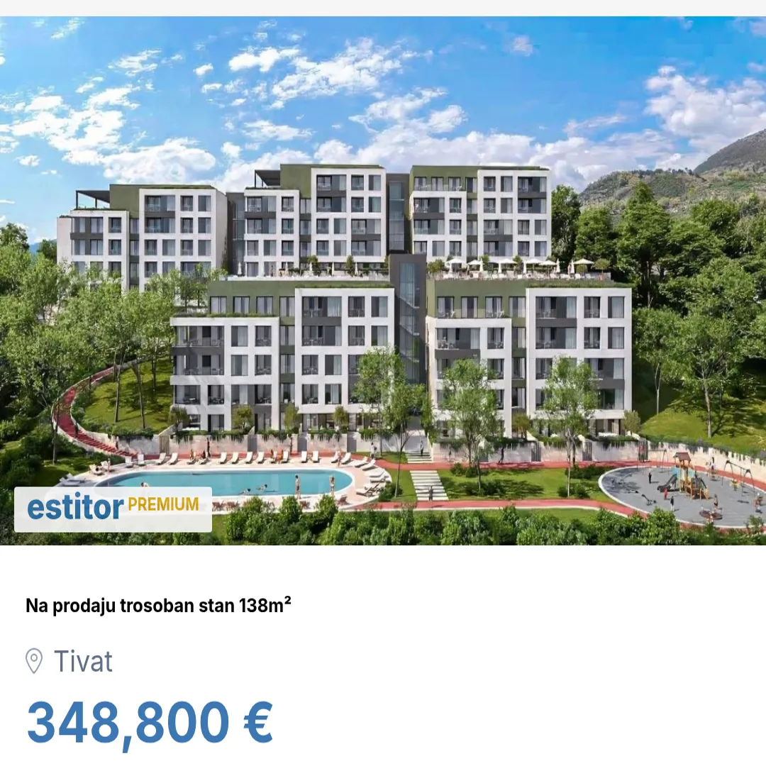 Prodaja, trosoban stan, 138m², Tivat, Crna Gora