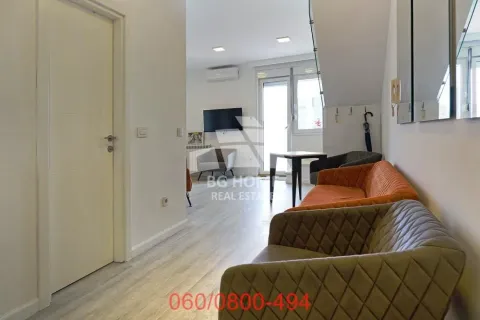 View of the living room with furniture and a door in the hallway. - image 4