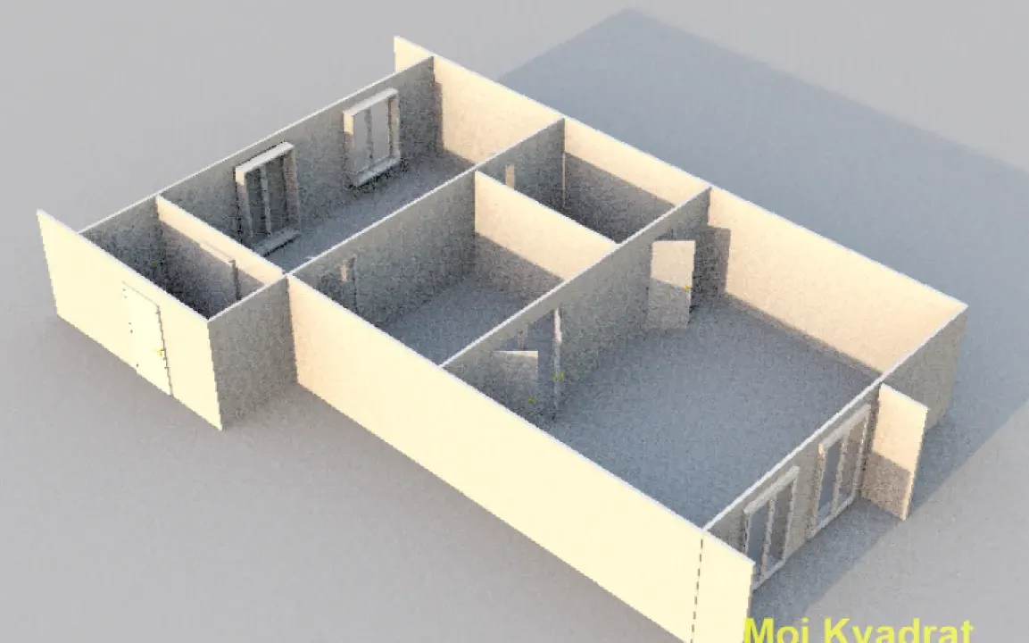 Sale, two bedroom apartment, 56m², Vračar Hram, Vračar Sve Podlokacije