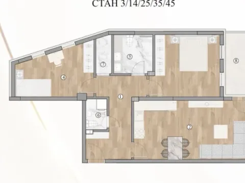 Prodaja, dvosoban stan, 72m², Pantelej, Niš - image 2