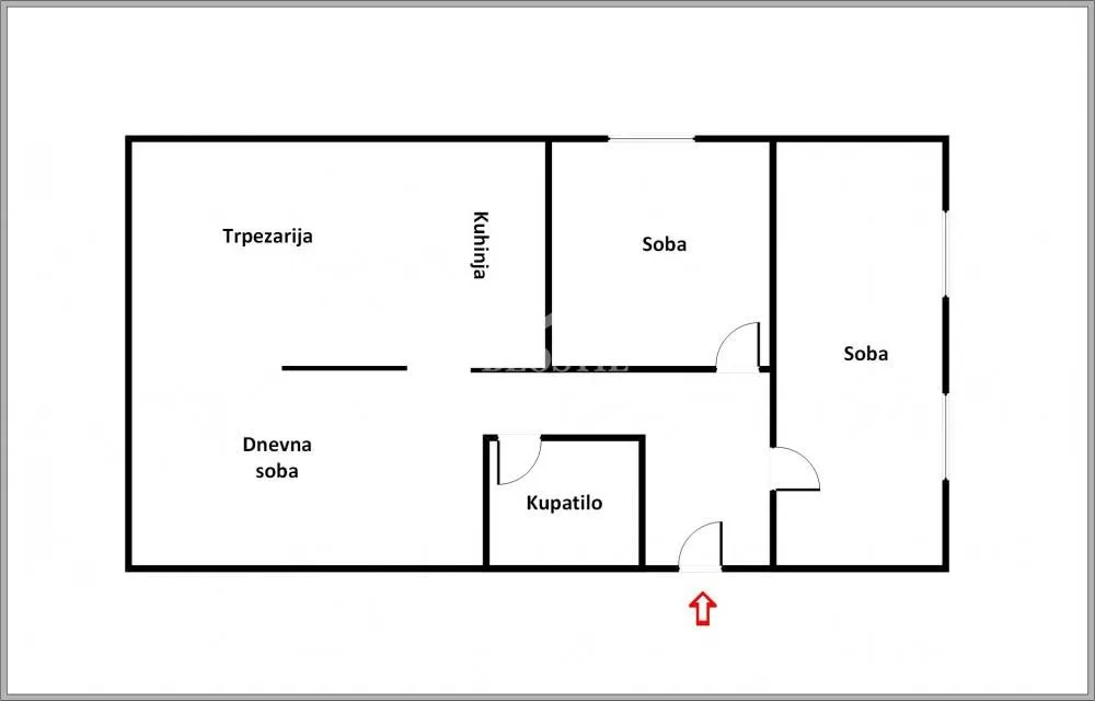 Prodaja, trosoban stan, 52m², Zemun Sve Podlokacije, Beograd