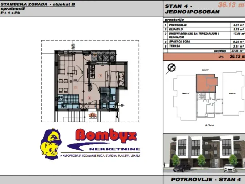 Prodaja, jednosoban stan, 38m², Adice, Novi Sad Sve Podlokacije - image 6