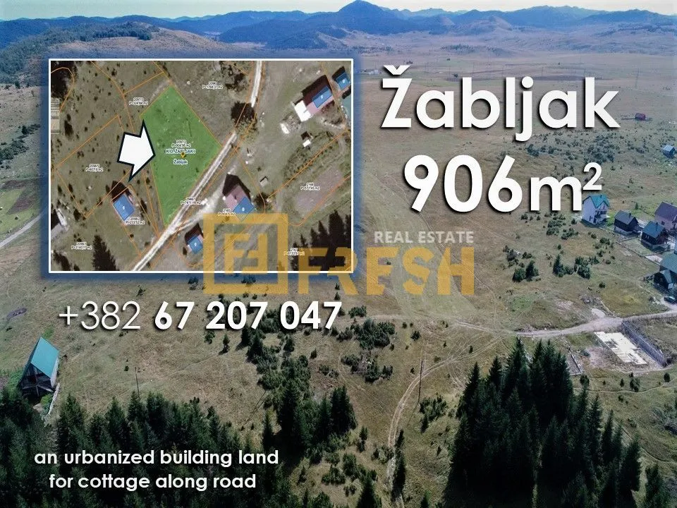 Prodaja, plac, 906m², Žabljak, Crna Gora