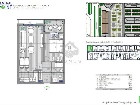 Prodaja, jednosoban stan, 49m², Central Point, Podgorica - image 7