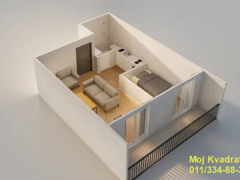 Prodaja, dvosoban stan, 49m², Hadzipopovac, Palilula Sve Podlokacije - image 4