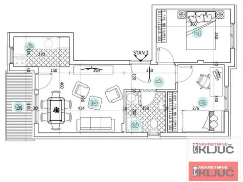Prodaja, dvosoban stan, 46m², Petrovaradin, Novi Sad - image 10