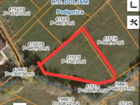 Prodaja, plac, 750m², Murtovina, Podgorica - image 3