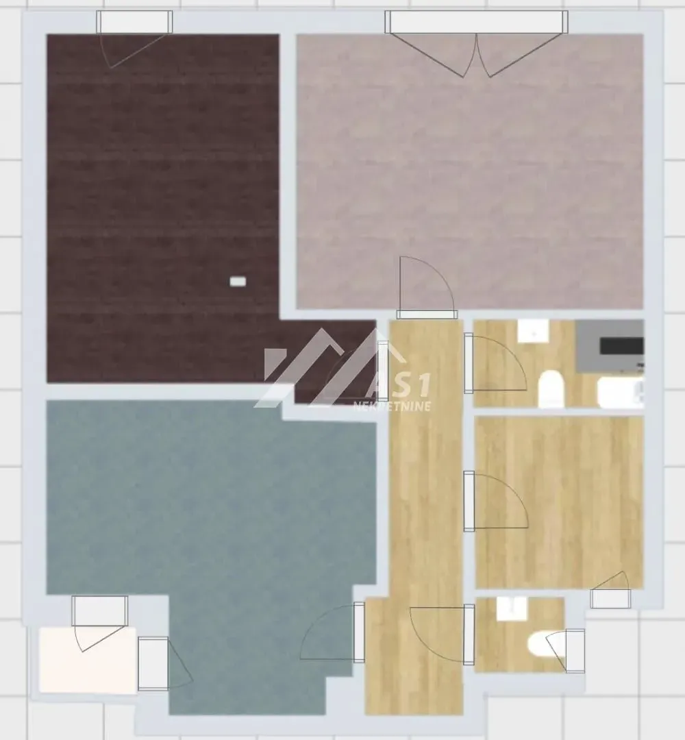 Rent, three bedroom apartment, 65m², Novi Sad Sve Podlokacije, Novi Sad