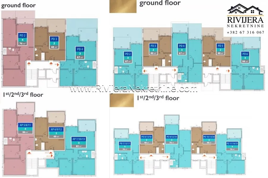 Prodaja, jednosoban stan, 51m², Igalo, Herceg Novi